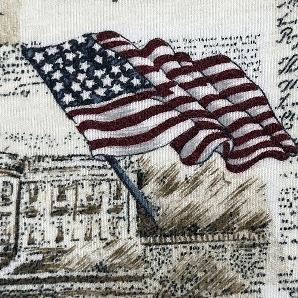 US Open Golf Collection Shirt Men's XL American Flag Declaration of Independence - Picture 5 of 10